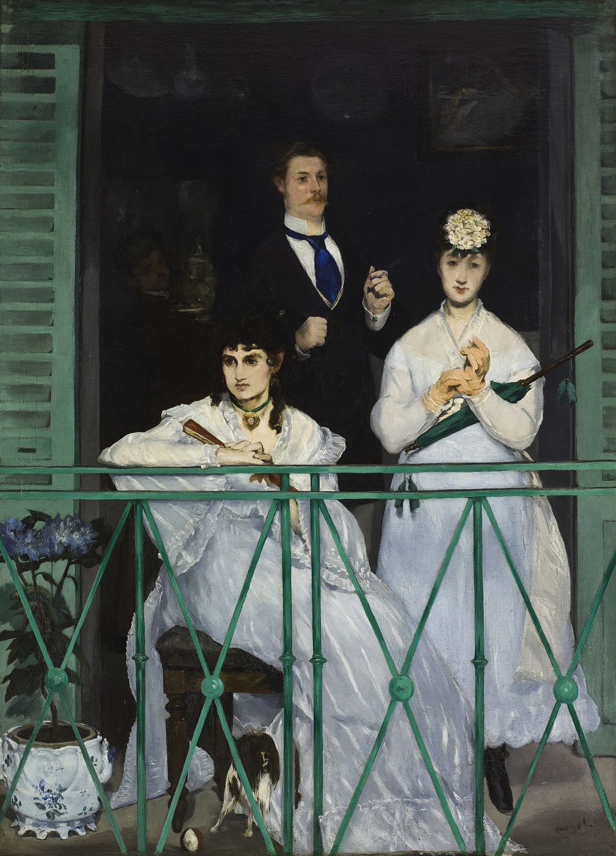 Graham was assigned Edouard Manet's The Balcony (1868-69) for the field school.