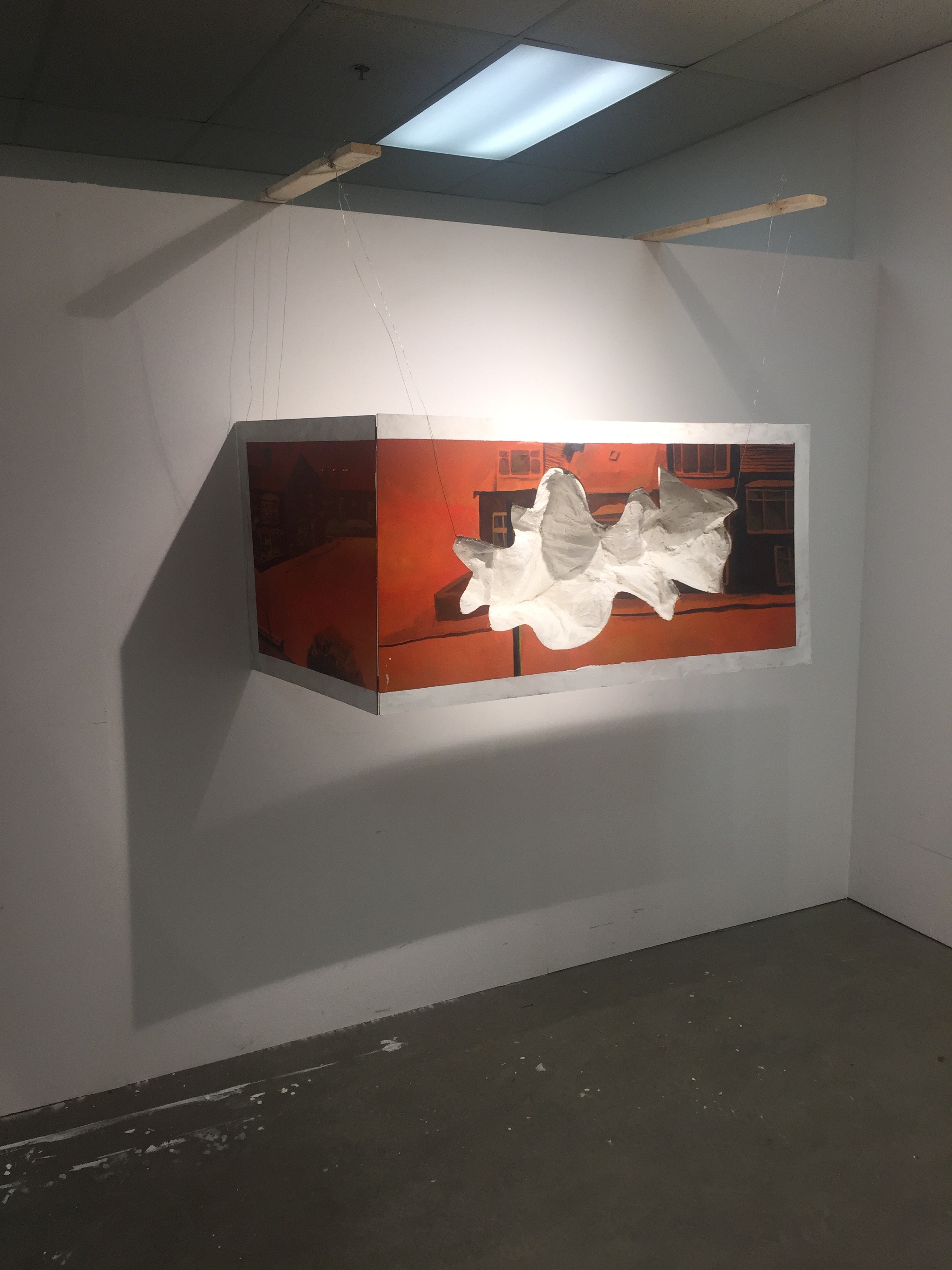 Zoe's final studio project in conversation with Caillebotte