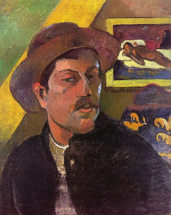 Nielsen was assigned Paul Gauguin, Self Portrait With A Hat (1893-4) from the Orsay Museum.