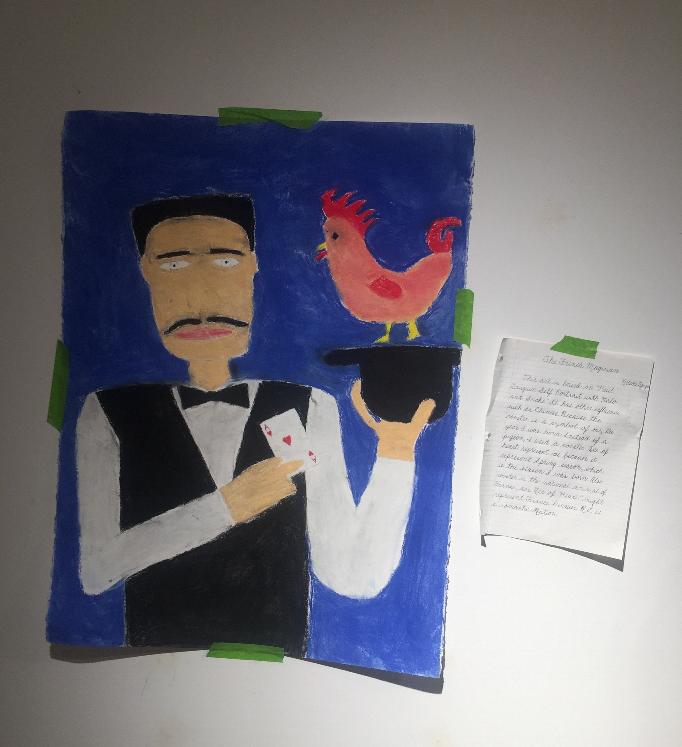 Nielsen's final studio project in conversation with Gauguin.