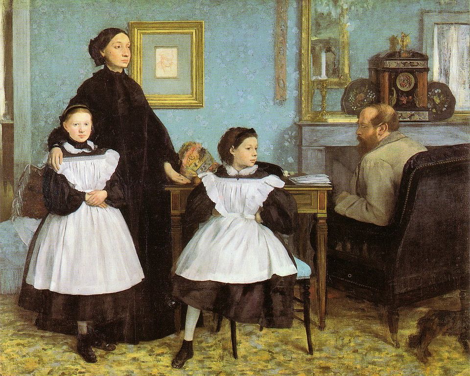 Unable to see her original Degas in person, Kate was pleased to see this work, The Bellelli Family (1858-1867), a painting that was discussed in the resource materials she studied when preparing her studio projects.