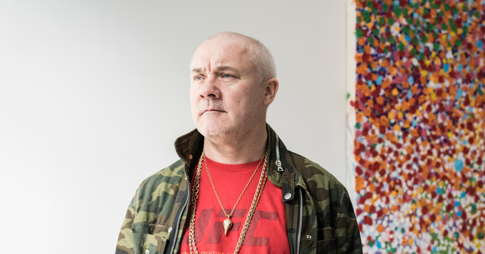 "Damien Hirst’s Latest Conceptual Feat? Painting the Canvases Himself"