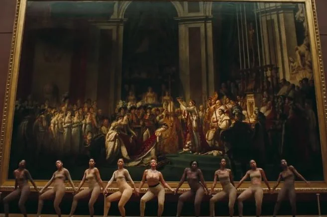 Why did Beyonce choose this particular painting at the Louvre (Jacques Louis David's The Coronation of Napoleon (1805-07) to feature in a recent music video? How do the themes and issues evoked in this work of art resonate with us today? Find out when you study the art history of the 19th century in CA 167. 