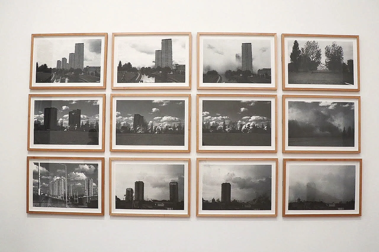 Rachel Whiteread, Demolished (1996). Gen’s assigned art work is the image on the top row, 3rd from left.