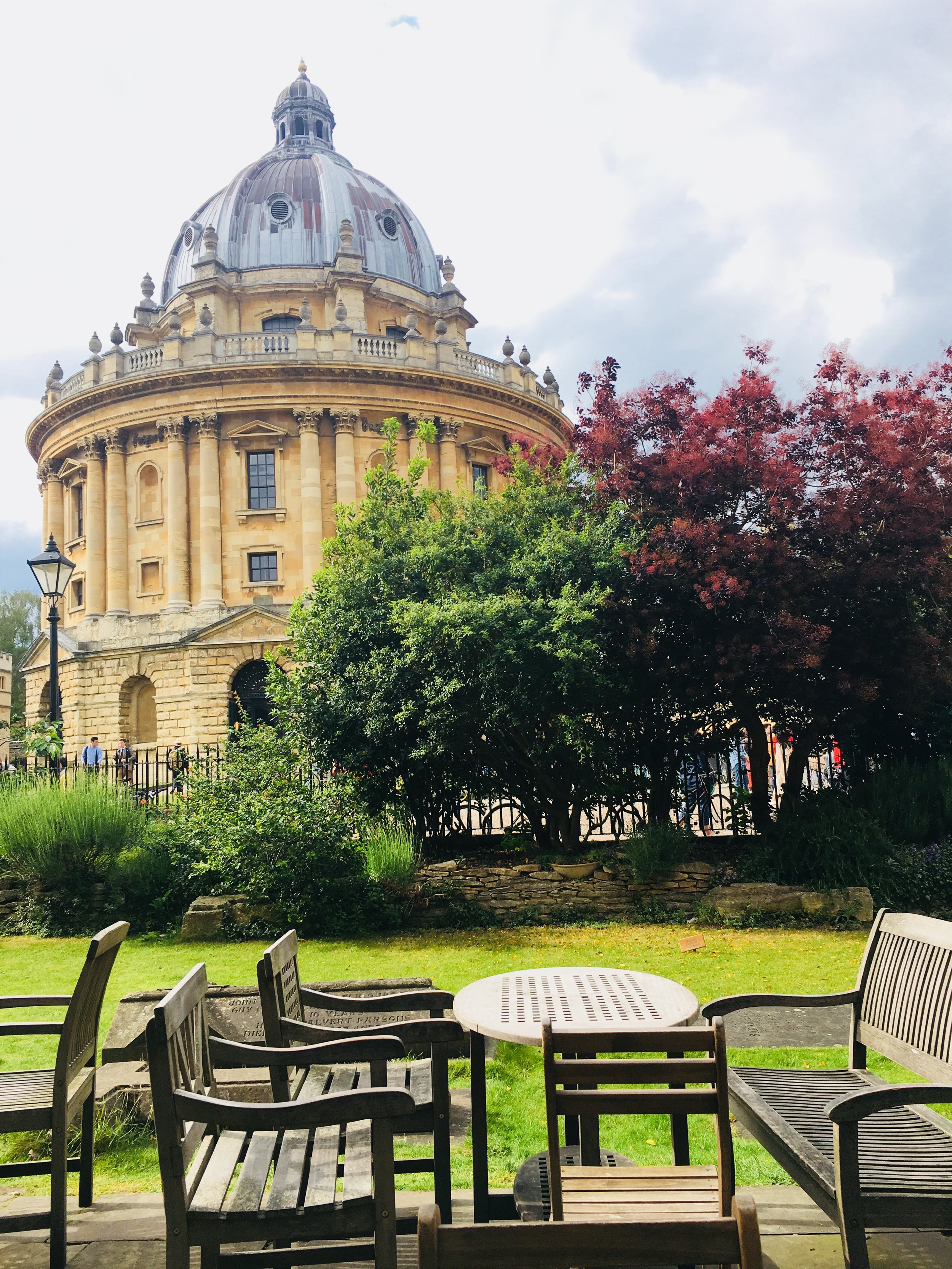 The view of Sheldonian Theatre at Oxford, described by Shonel as associated with an important personal moment in his travel experience