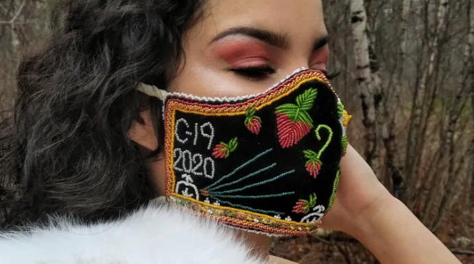 Traditional crafters Indigenizing face masks during COVID-19 pandemic
