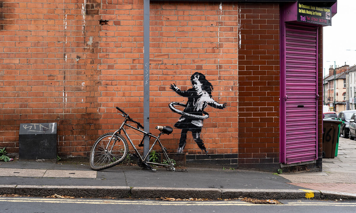 "Banksy confirmed authorship of a new artwork in Nottingham"