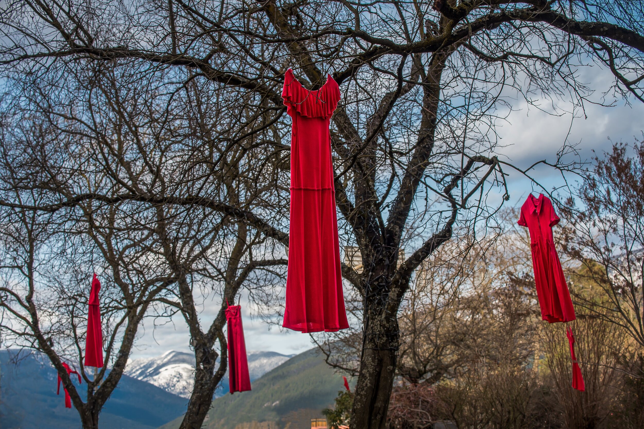 "How Red Dresses Became a Symbol for Missing and Murdered Indigenous Women"