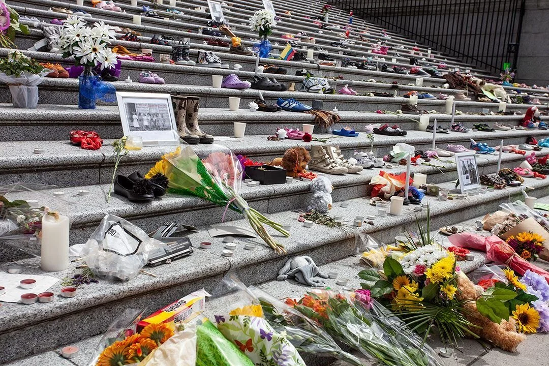 An image of Tamara Bell’s powerful and impromptu public art installation at the Vancouver Art Gallery. Image taken from this Art Newspaper report which had global reach across the art world this week.