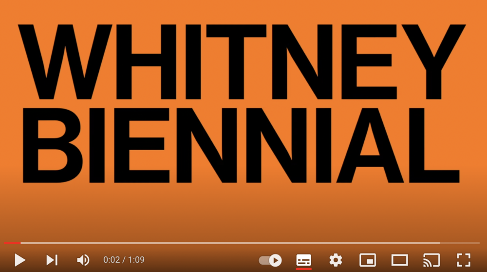 "Whitney Biennial 2022: Quiet as It's Kept (VIDEO)"