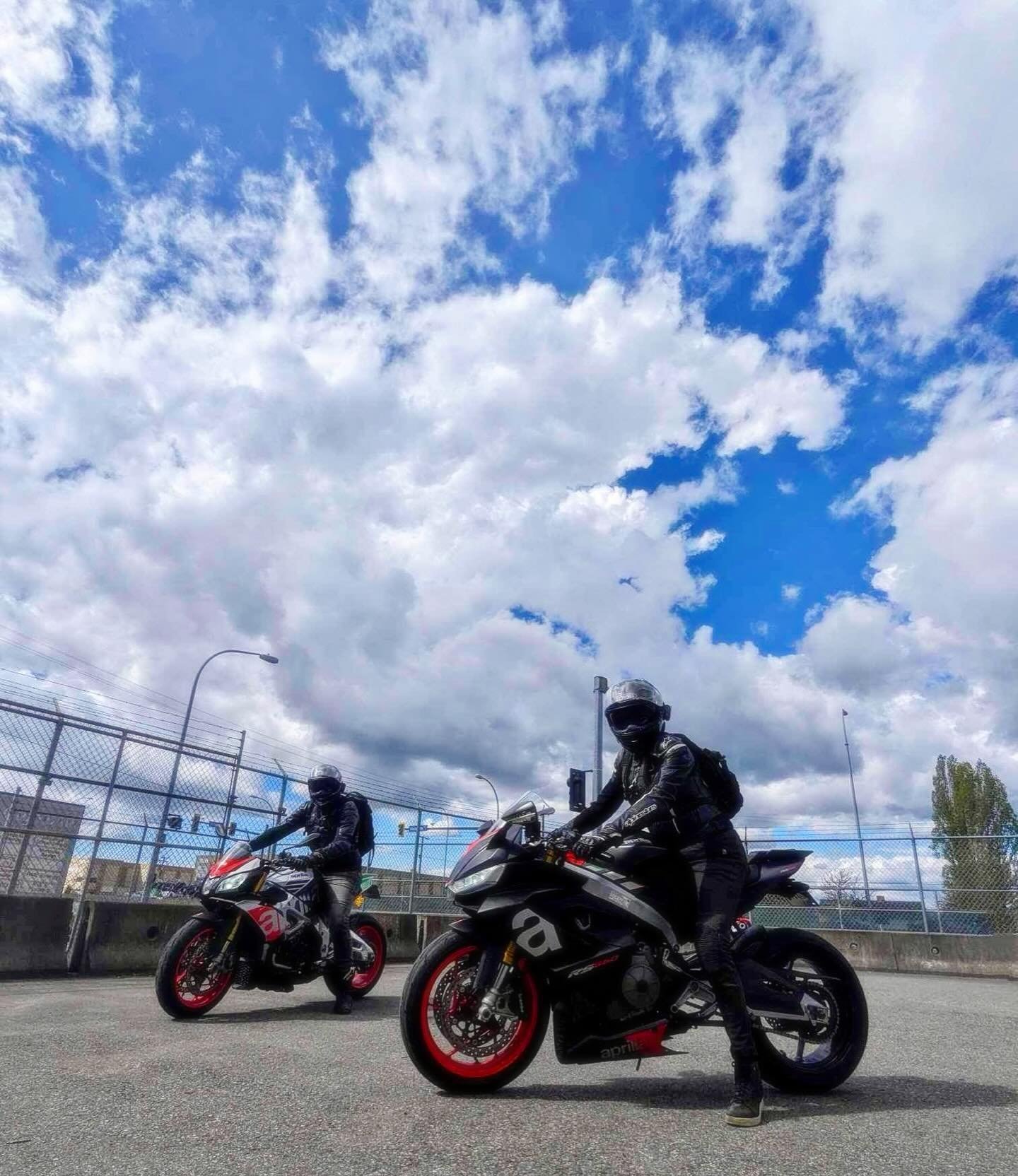 Thanks @ajtuliao for the beautiful shot! 📸 Brian @barenscott and I had such a fantastic time this afternoon at the event you organized at @ducatirichmond hearing @maldobbs126 in conversation with @ducati_diva and learning all about her experience an