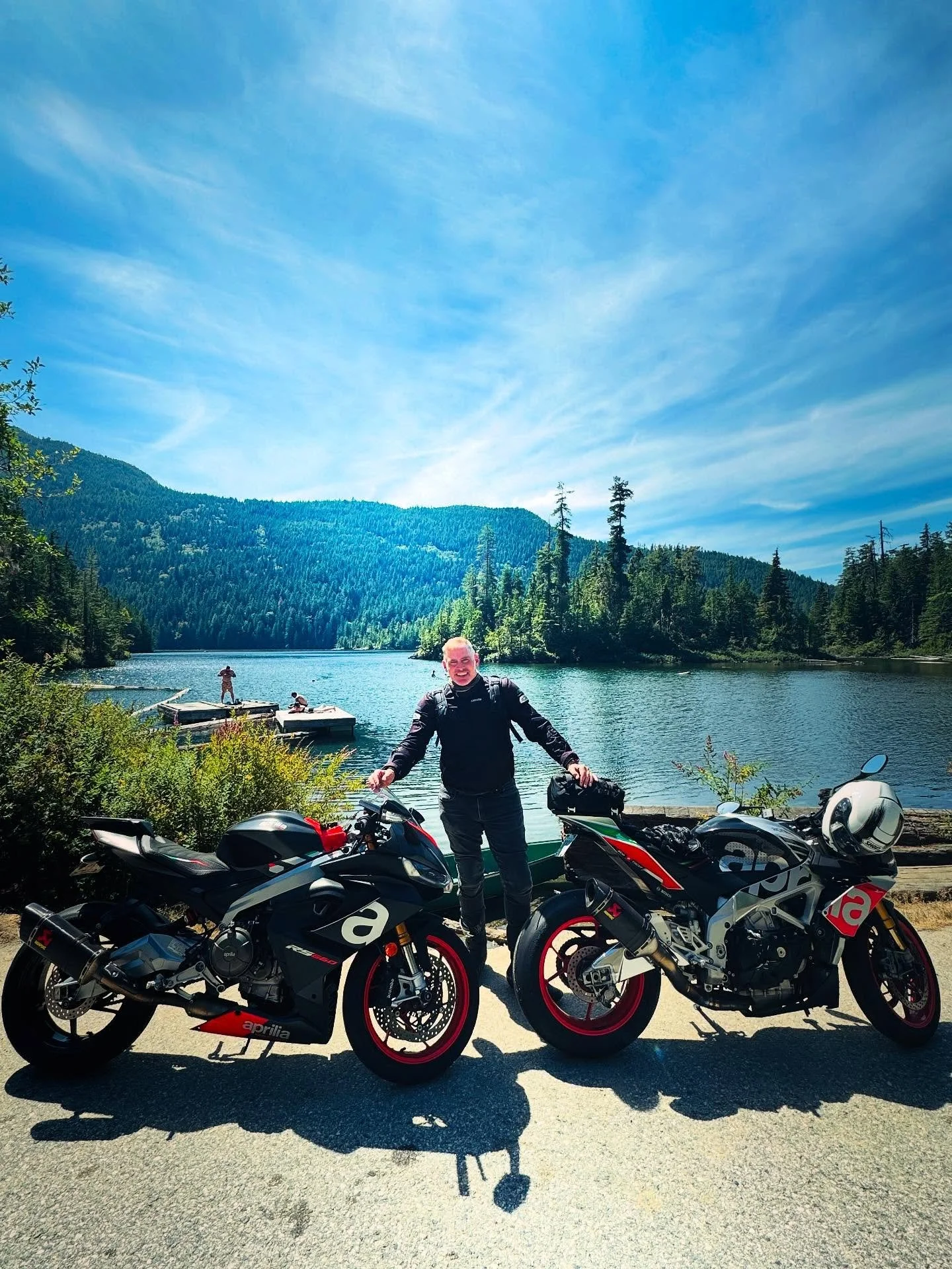 Celebrating 32 years of marriage, playtime, love, lust, and laughs with this beautiful man! ❤️💍✨ Happy Anniversary Brian @barenscott August 1 will forever be our special day, and I wouldn&rsquo;t want to spend it any other way 🏍️💨🏍️💨
.
.
.
#happ