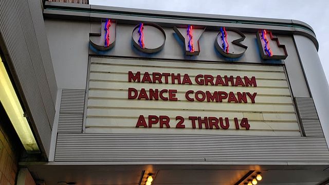 Reporting from @thejoycetheater, a sneak peek at what goes on in between shows with @marthagrahamdance . Alot of recovery, jokes and dancer's diligently doing their RESET exercises. Merde!