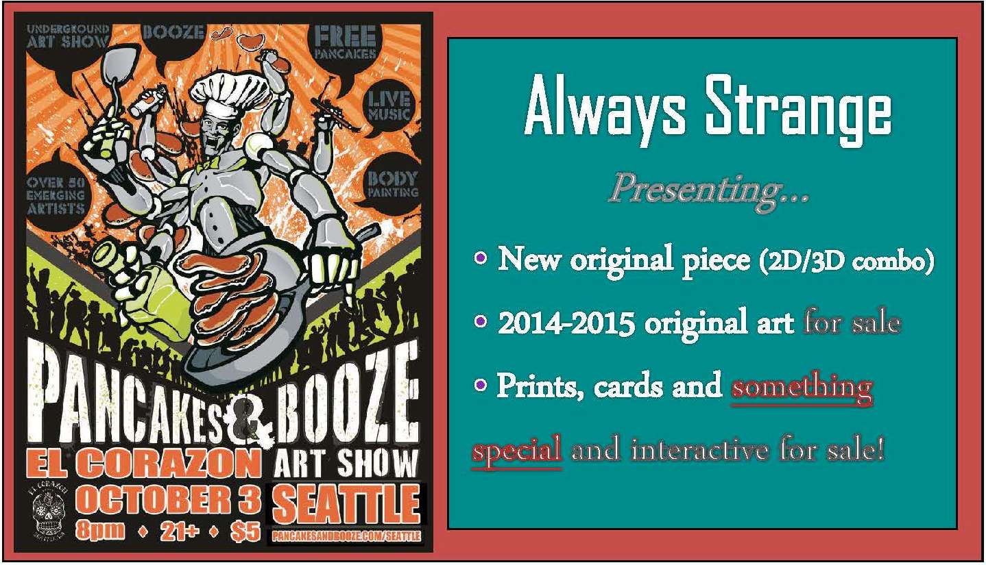 October 3, 2015 - Pancakes & Booze @ El Corazon (Seattle, WA)