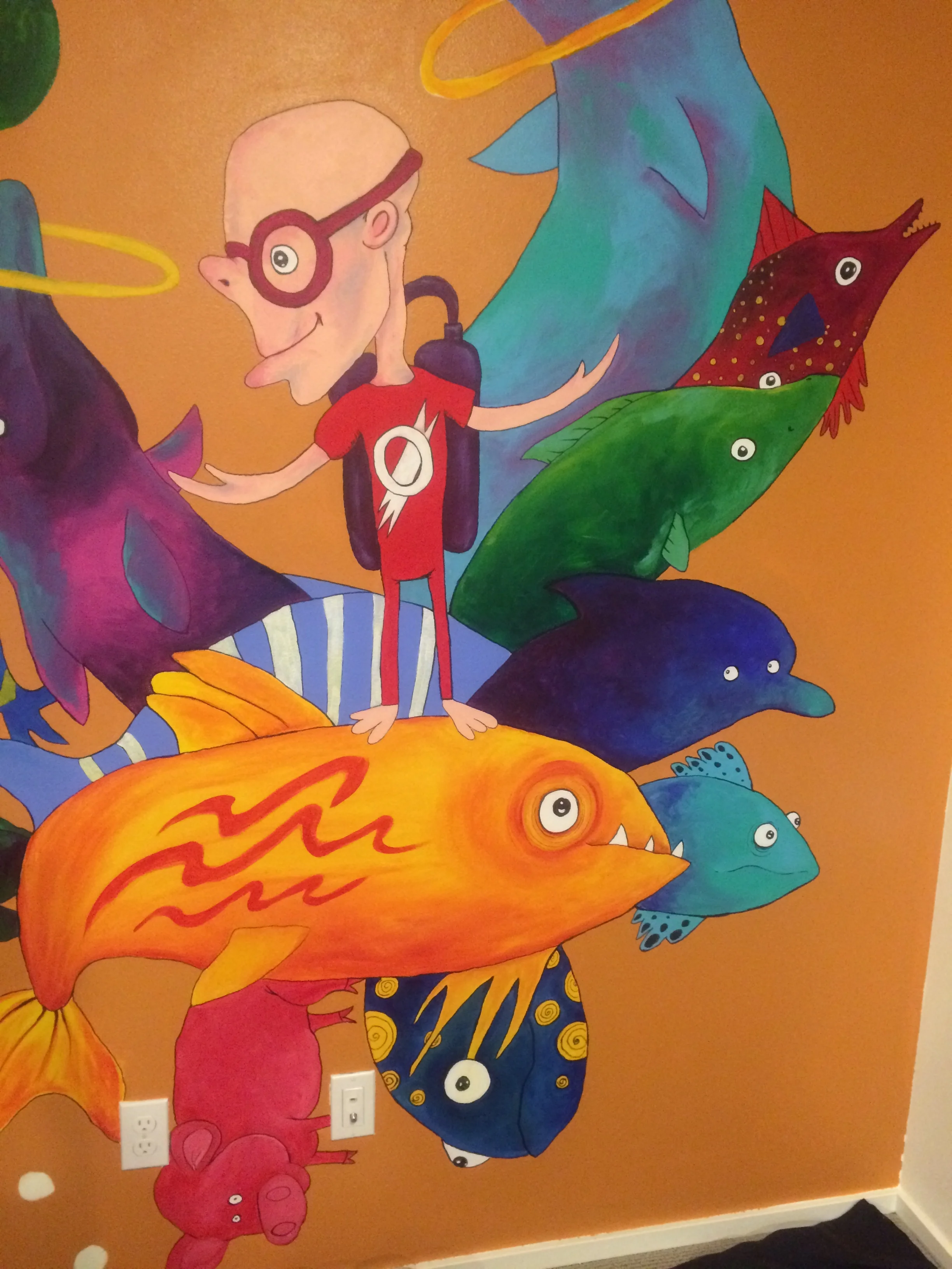 Coloring Book Mural