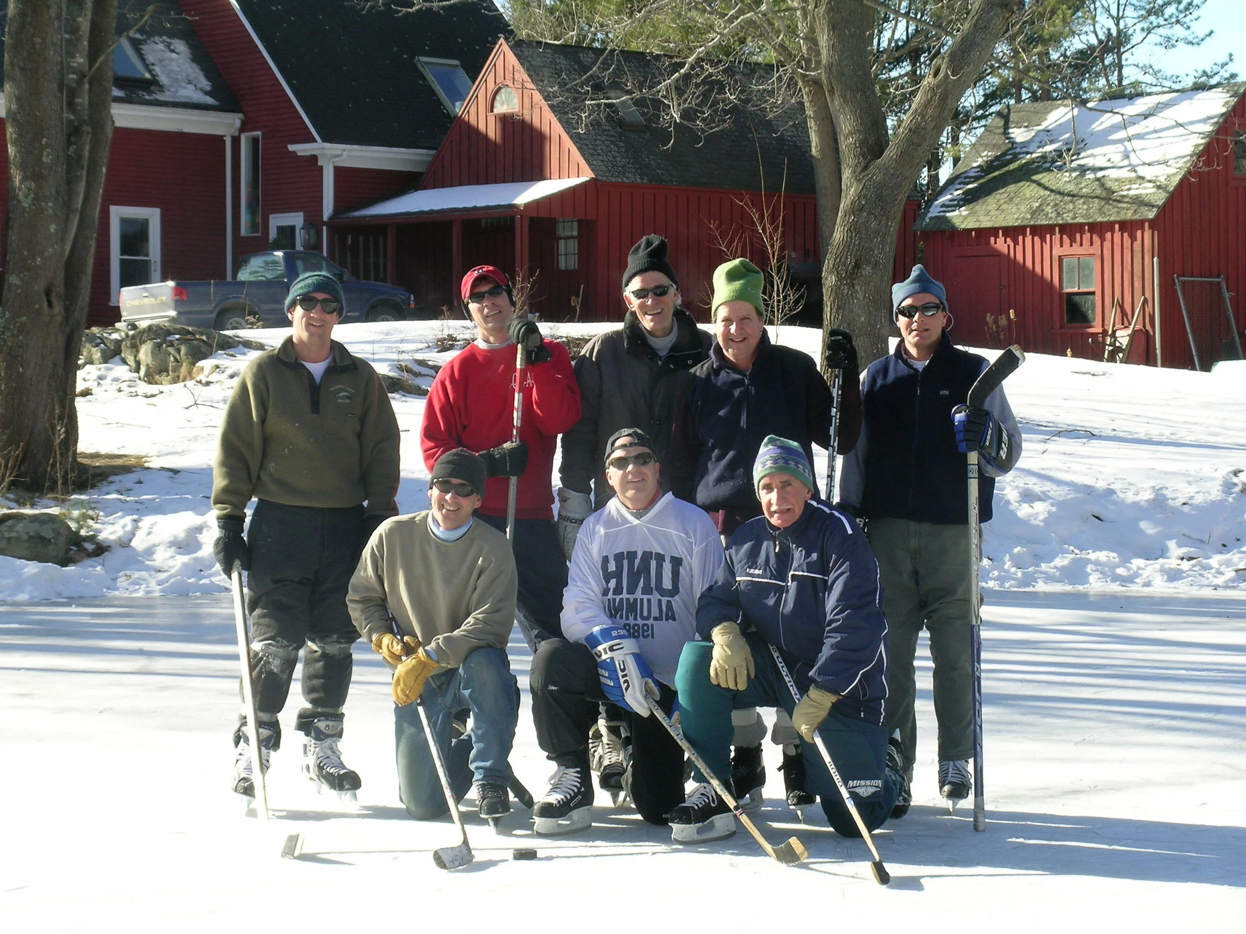 the hockey team