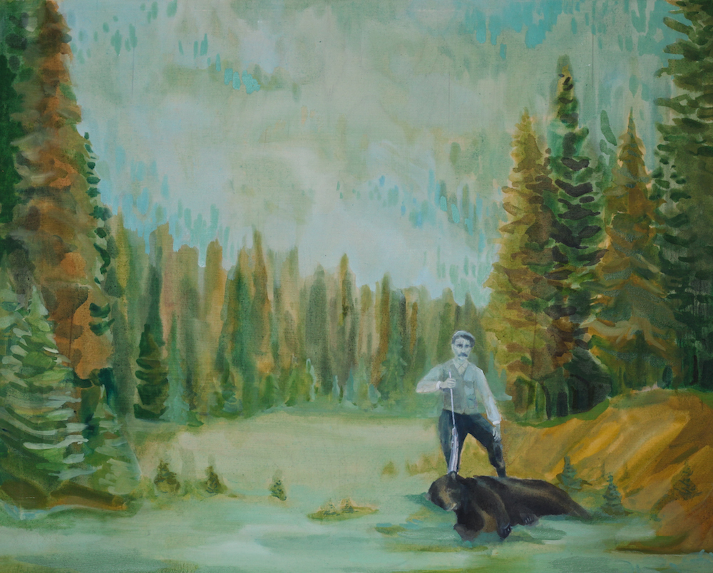  24" x 30", oil on birch, 2013  Created with support from artsnb 