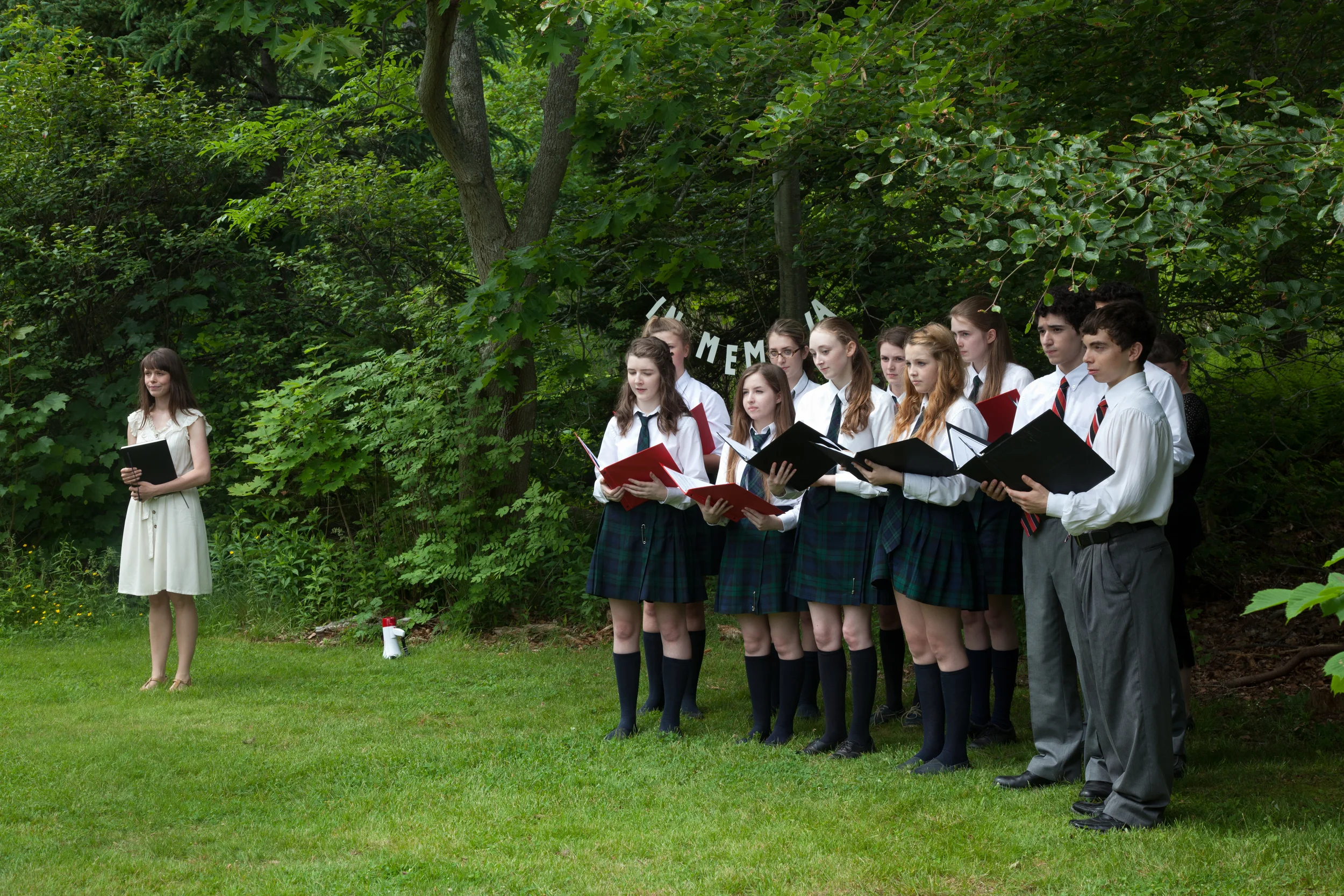 In Memoria, public performance in Point Pleasant Park, Halifax NS, June 22nd, 2013