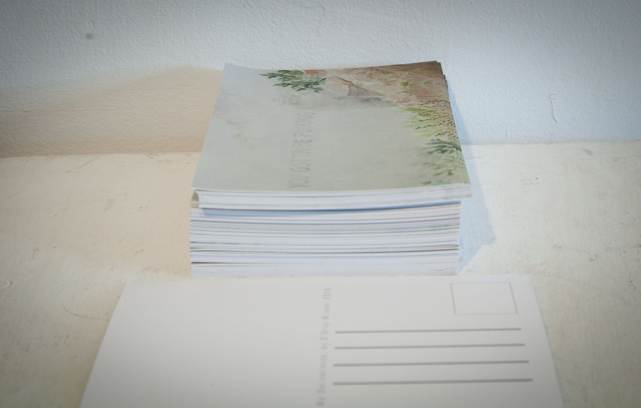    No Deliverance (Postcards)  , printed in 2016 