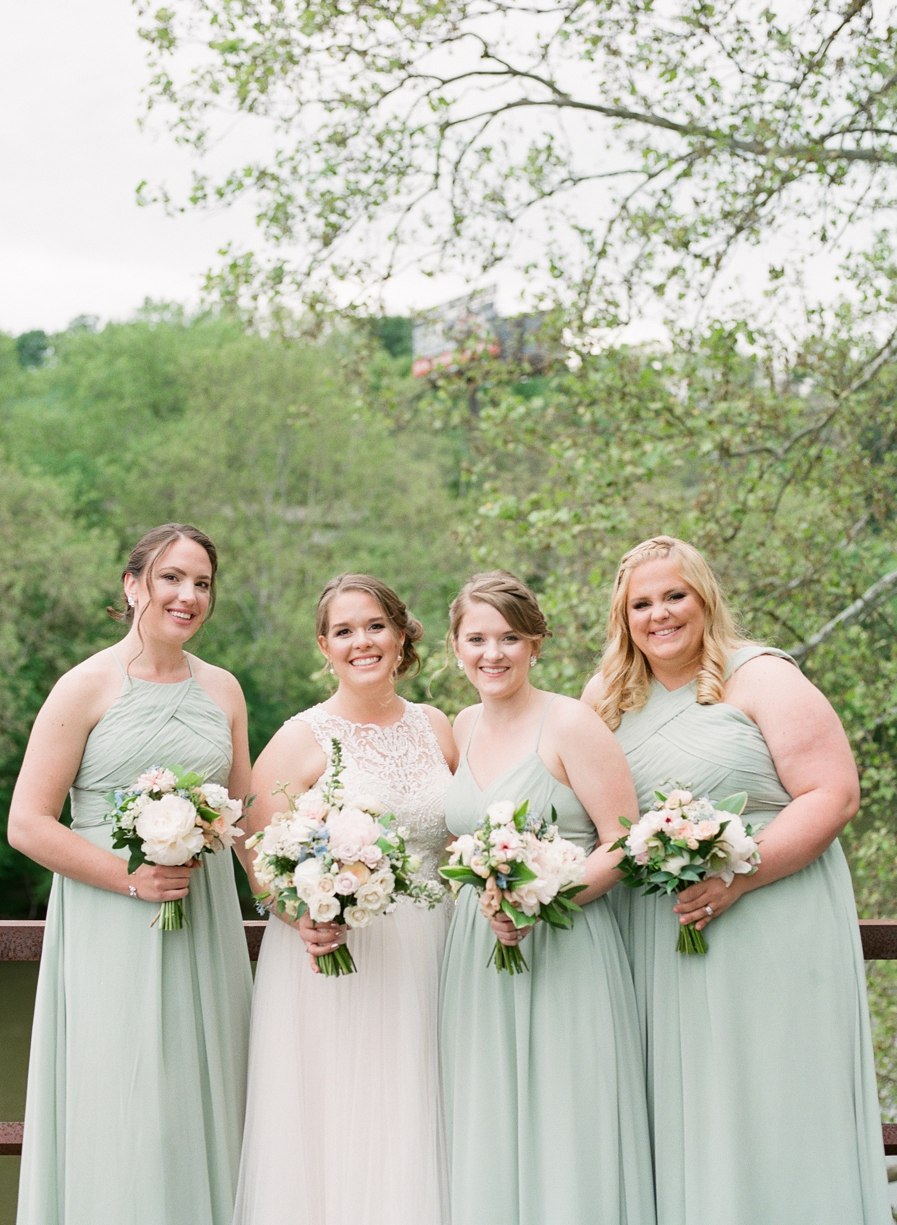 BRIDE AND BRIDESMAIDS