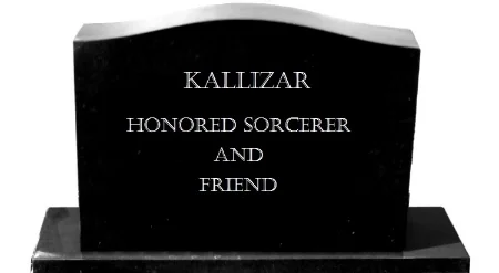 Kallizar's Gravestone