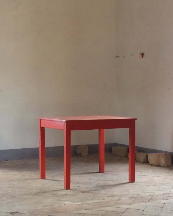 Writing Desk, Topography of Memory, Tenuta di Spannocchia, Italy