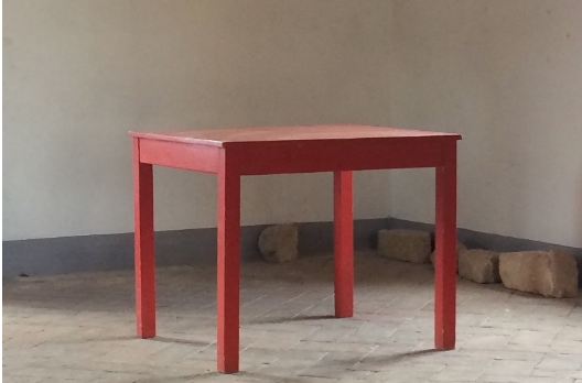 Writing Desk, Topography of Memory, Tenuta di Spannocchia, Italy