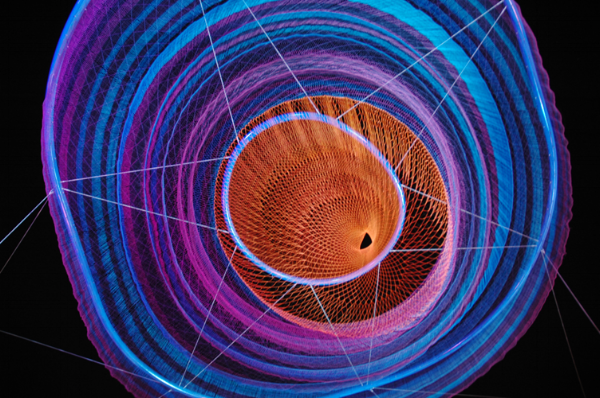 Her Secret is Patience, Janet Echelman, 2009. (photo credit: Will Novak)