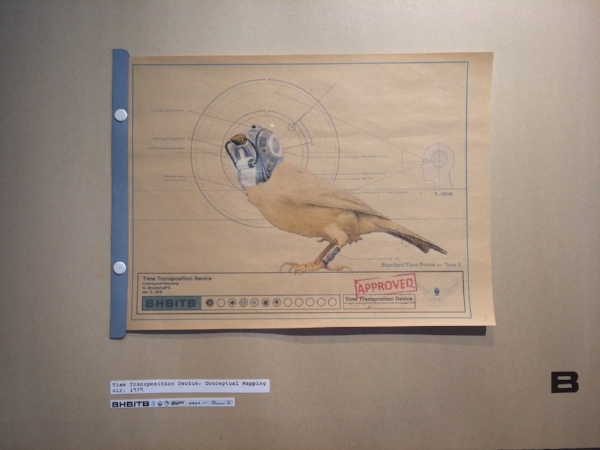 Joshua Haycraft, Time Transportation Device Plaque, archival inkjet, 2011