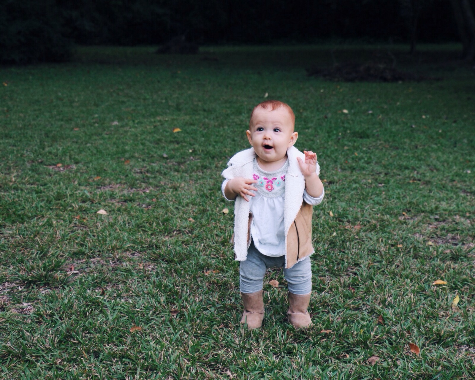 Here she is practicing for her part in "The Sound of Music" LOL 