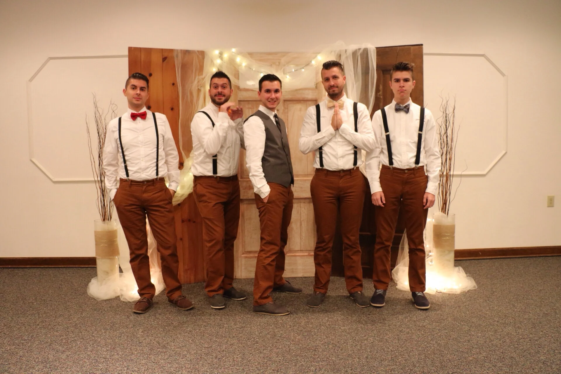 Groom and groomsmen