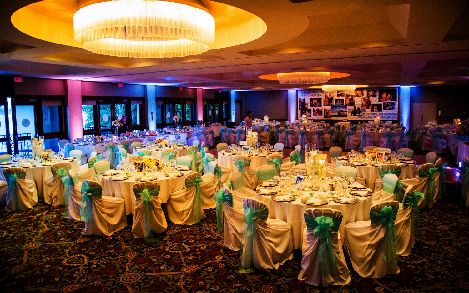 LED Uplighting - Catamaran Resort - San Diego Wedding