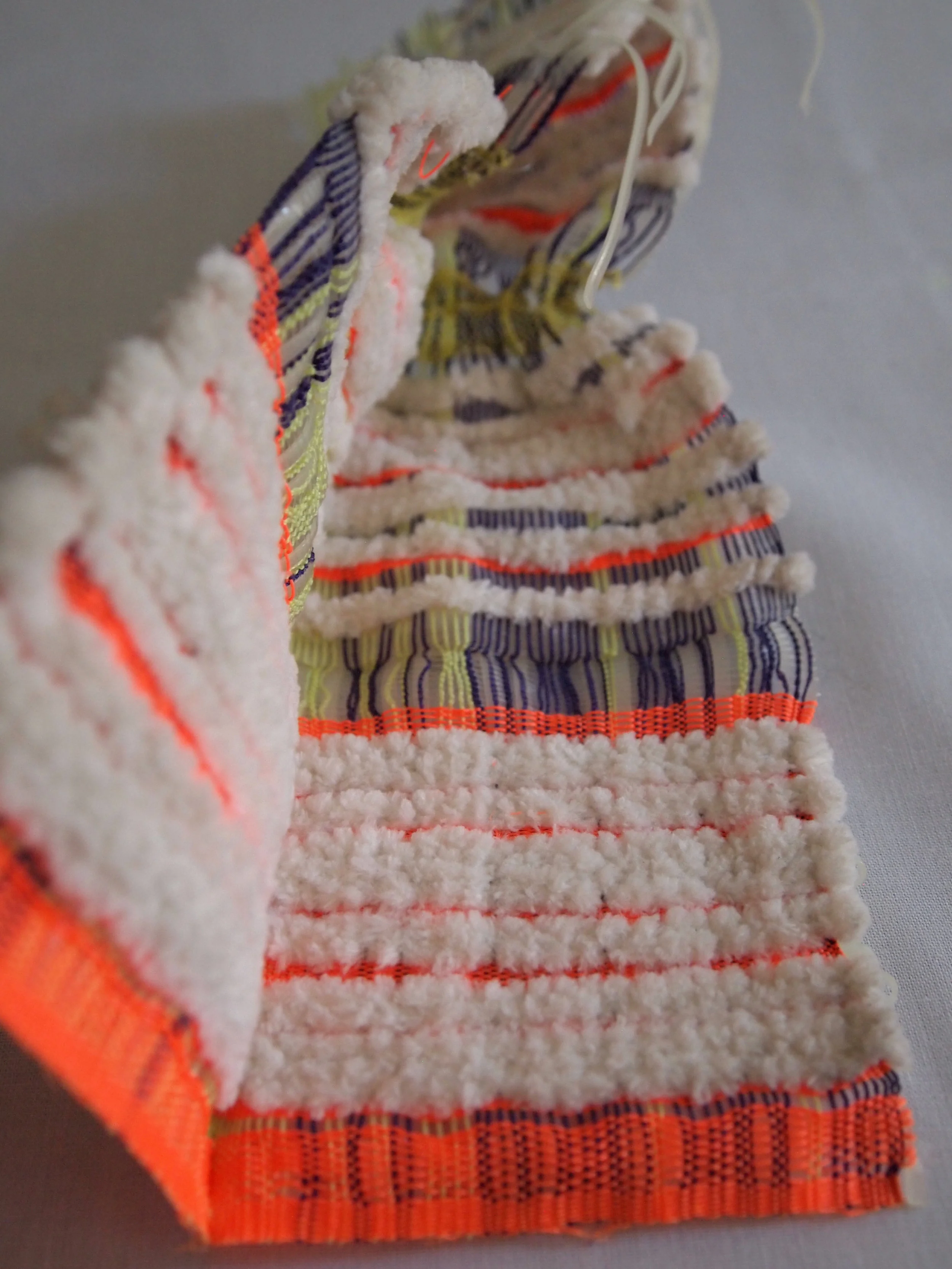 Hand Woven Glow-in-the-dark Plastic Lacing, Nylon Elastic, Nylon Thread, Acrylic, Polyester, Monofilament