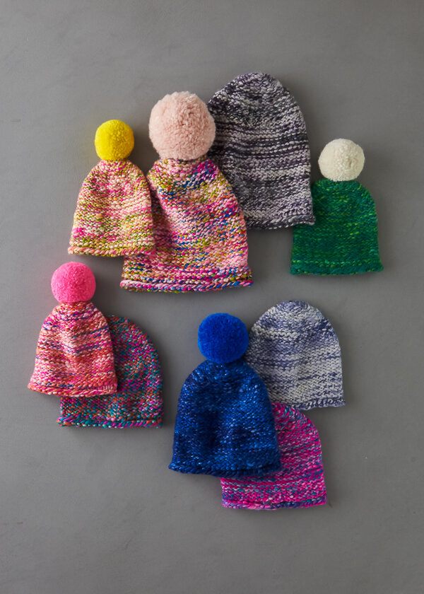 Inside Out Knit Hats