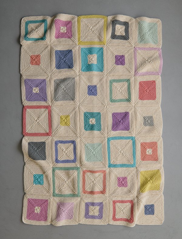 Fair + Square Blanket, Knit Version