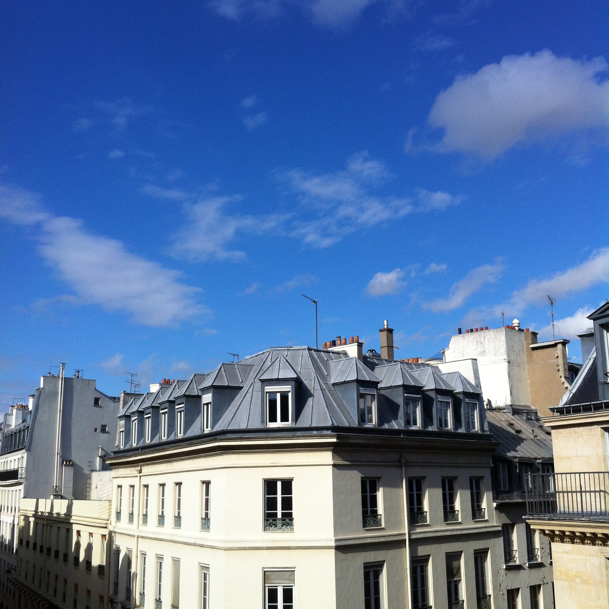View from the Tilton sisters' apartment in Paris