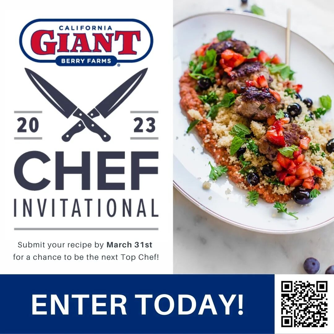 Now in its 5th&nbsp;year, The @calgiantberries Chef Invitational is a celebrated industry event that calls upon #chefs to think outside the box and create #innovative, original dishes featuring fresh #strawberries, #blueberries, #blackberries, and #r