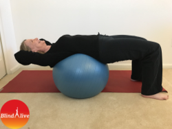 Mel on stability ball