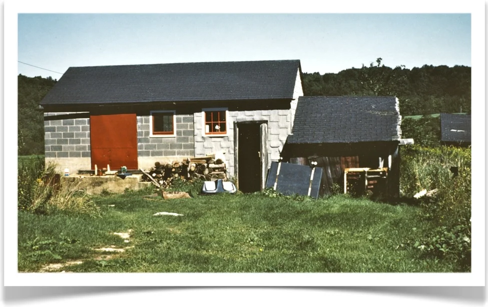 My first official studio in Woodstock, CT! c 1976