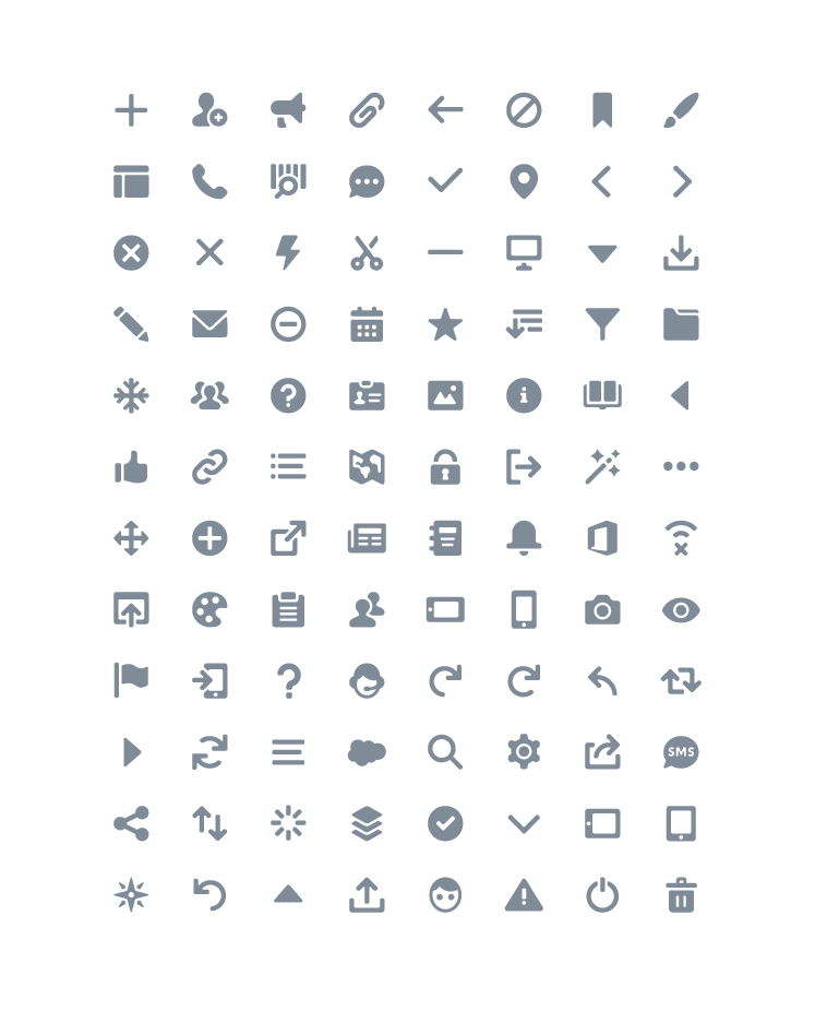 Salesforce Glyphs Zach Roszczewski