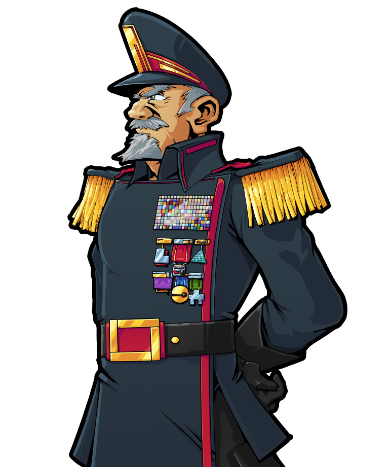  General Bauhaus - dictator and generally not a great guy.  Pencils &amp; Inks Eric Kim, Colours Miguel Sternberg.  