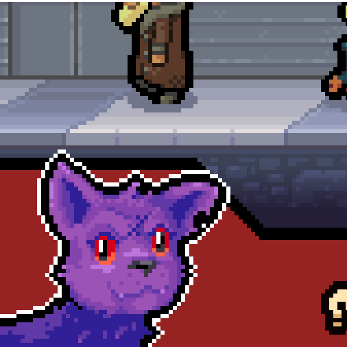 Clawed Kitty portrait