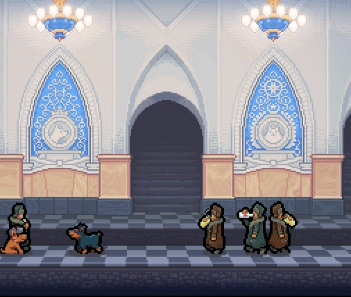  A rival doberman has eaten the hotsauce, it can now bark fire just like the player! 