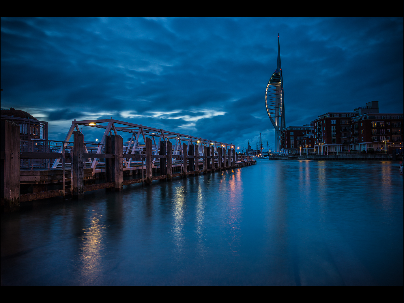 Spinnaker Tower Dusk by Colin Mill