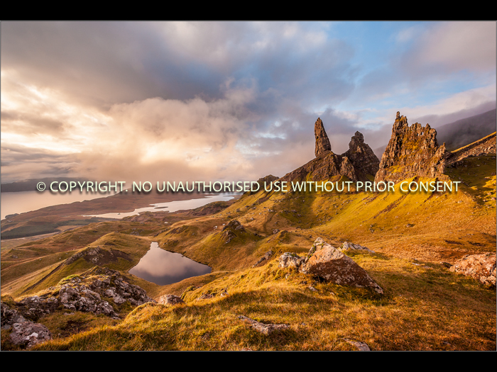 MORNING LIGHT ON THE OLD MAN by Colin Mill