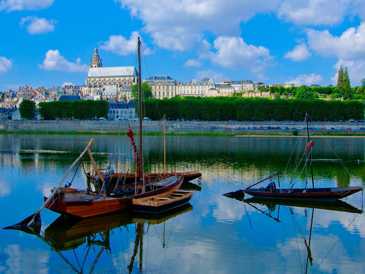 BLOIS FROM ACROSS THE LOIRE by Peter Fortune.jpeg