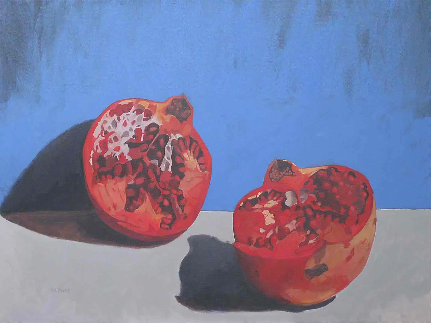 Cut Pomegranate