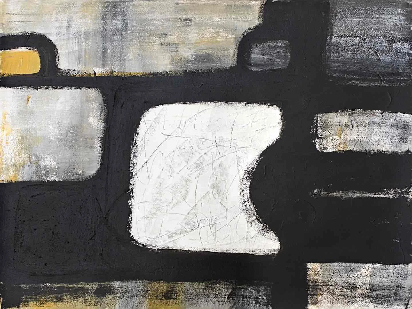 Black White & Mustard