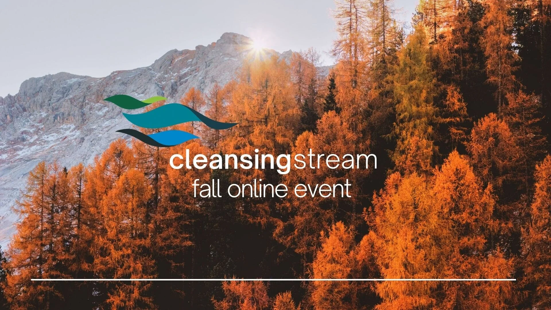 Cleansing Stream Online Event