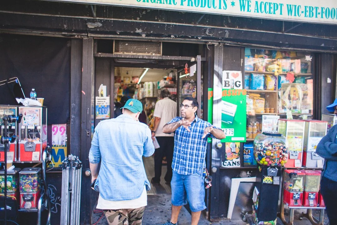 Abuela's Luck on set in Williamsburg, Brooklyn, New York